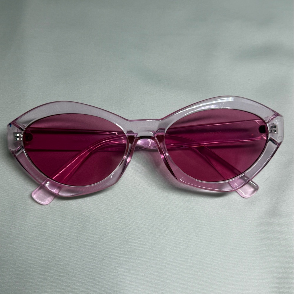 Pink Cat-Eye Sunglasses